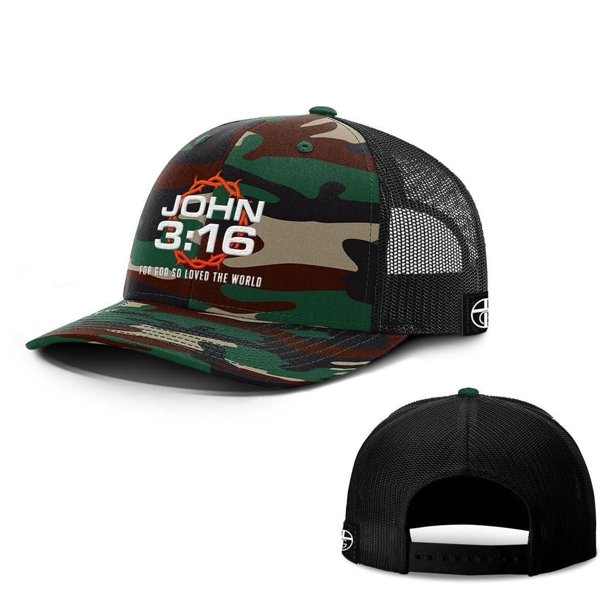 Our True God Hat For God So Loved The World Hats