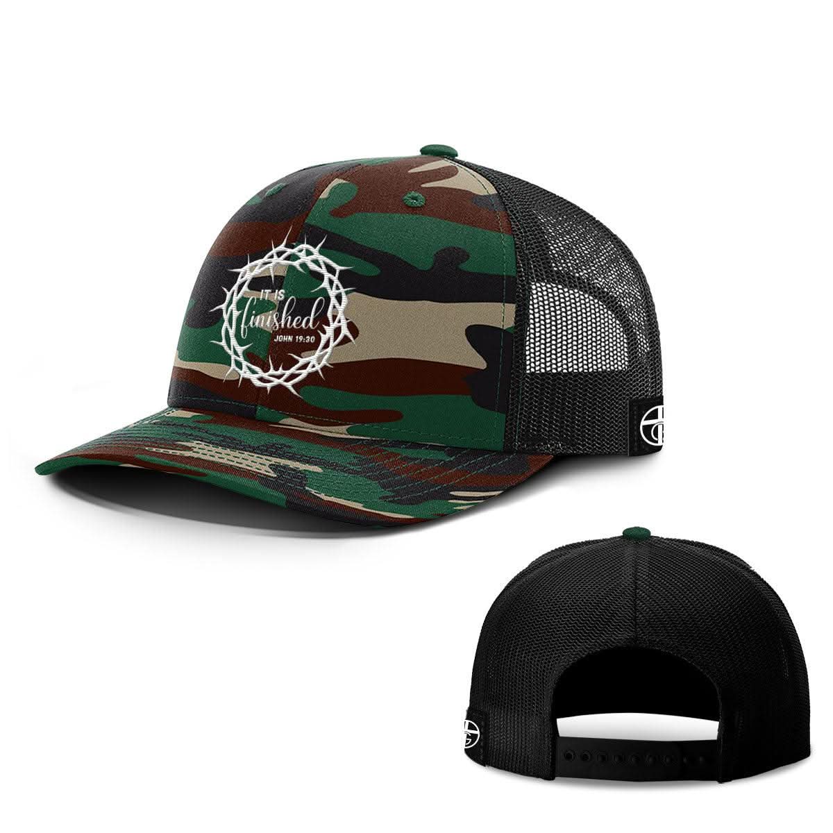 Our True God Hat It Is Finished Hats