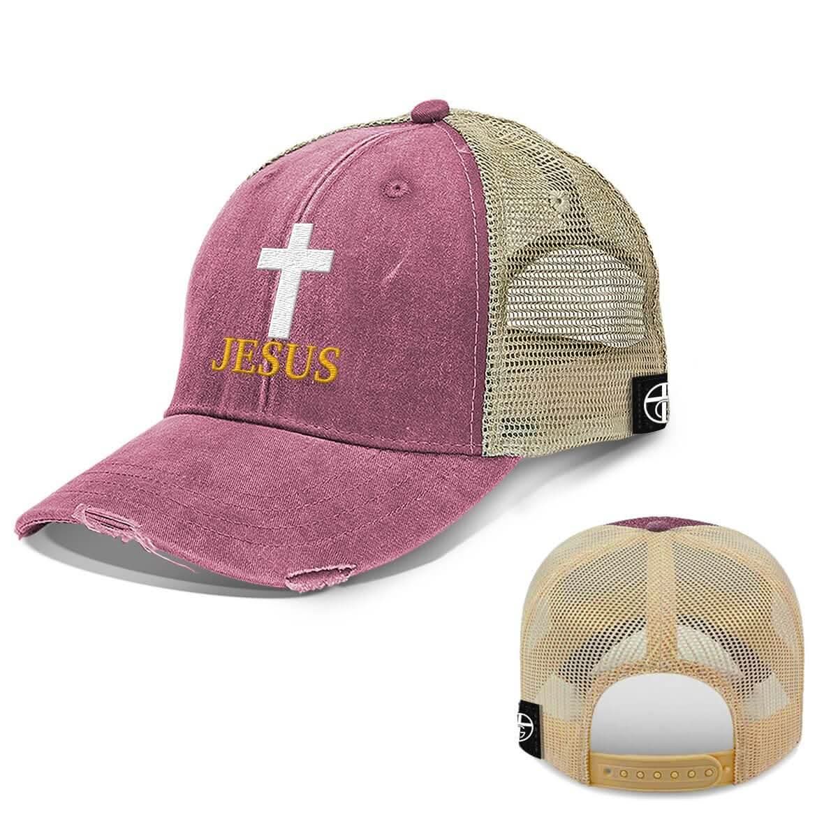 Our True God Hat Jesus Cross Trucker Hats