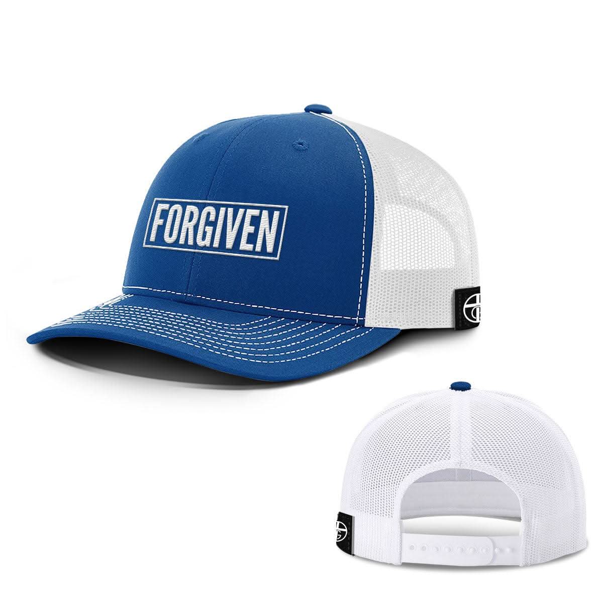 Our True God Hat Snapback / Royal Blue and White / One Size Forgiven Hats